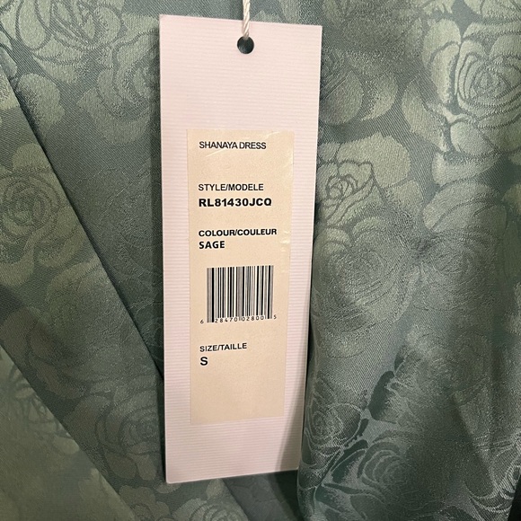 RONNY KOBO Shanaya cocktail dress in Sage - Picture 6 of 6